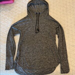 Athleta Charcoal Gray Pullover Hoodie
